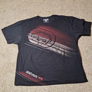 Ecko Unltd MMA T Shirt Mens Size 2XL Black Y2K Big Graphic